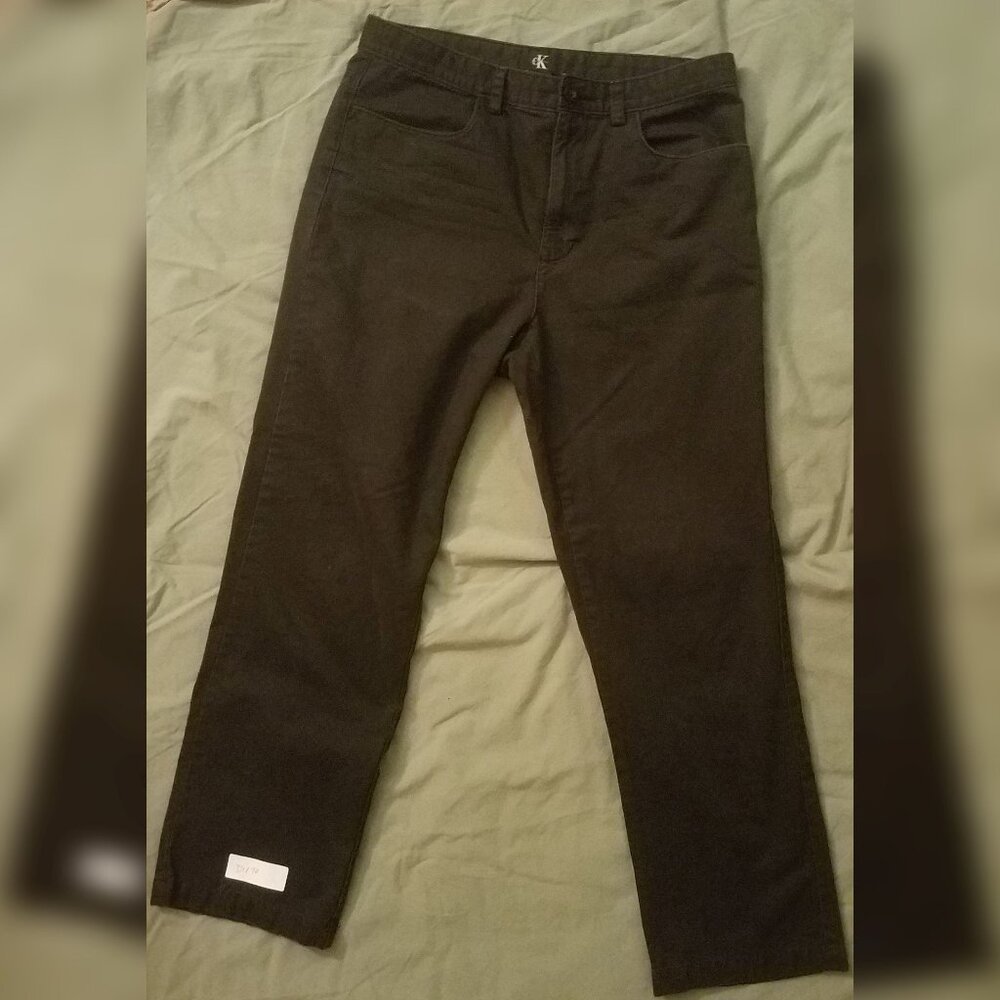 Calvin Klein Dress Black Jeans /Pants 32 x 30